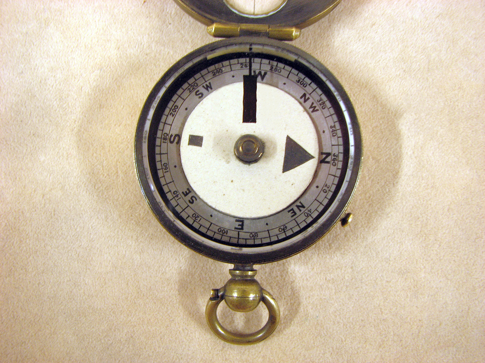 Late 19th Century Francis Barker Verners Mk III Style marching compass